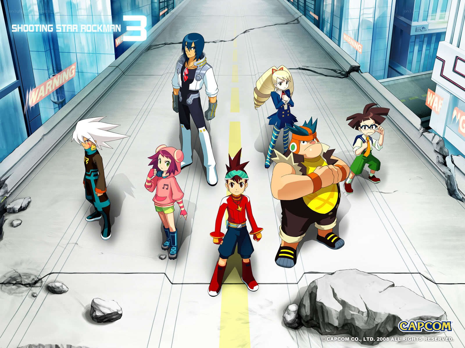 Shooting Star Rockman 3 characters