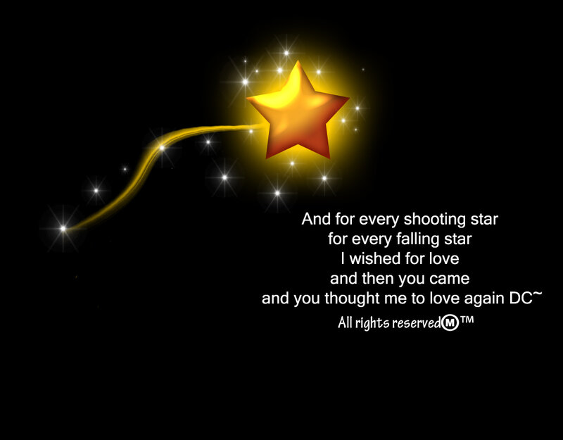 Shooting Star with Trail