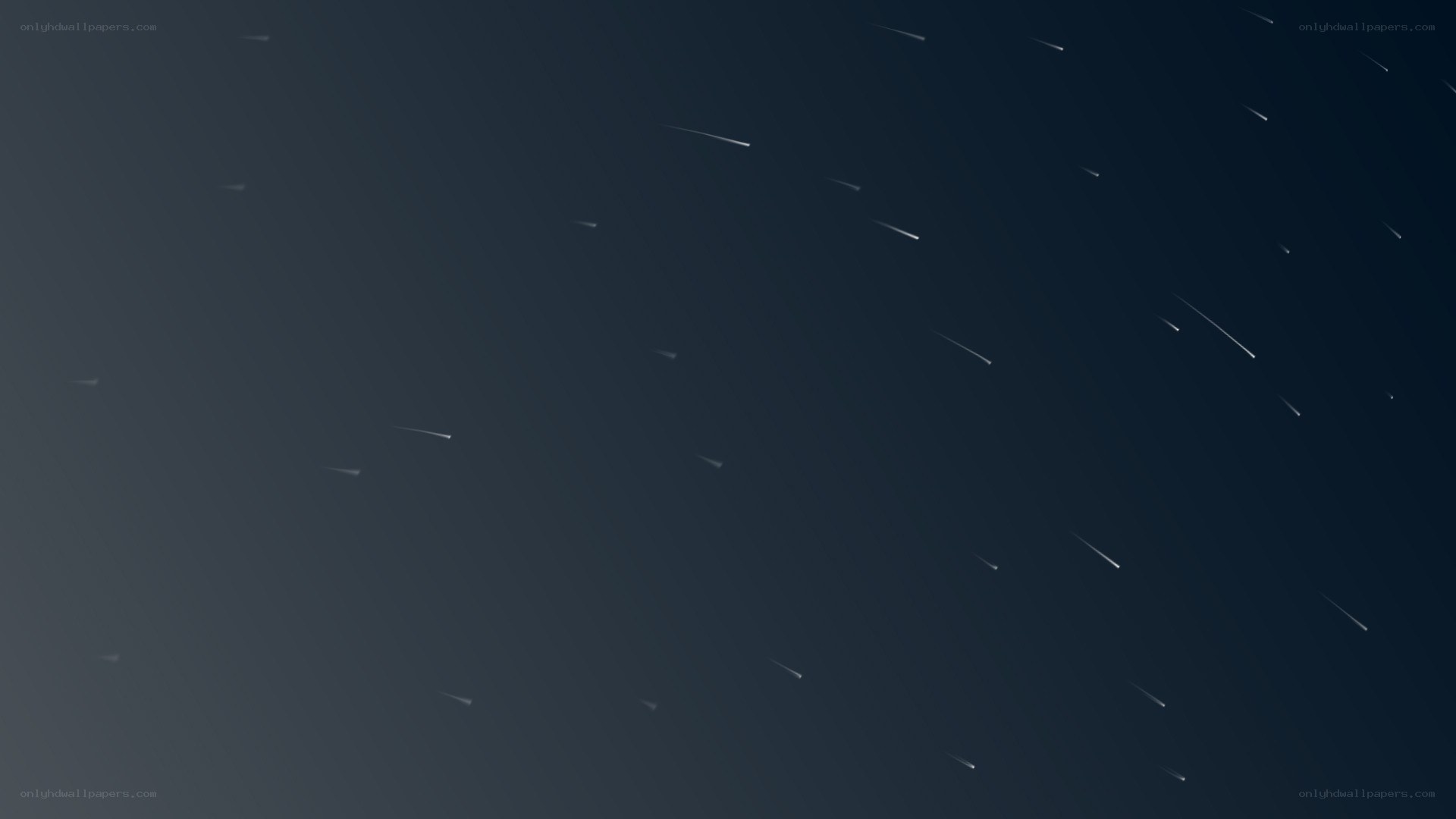 shooting stars in night sky