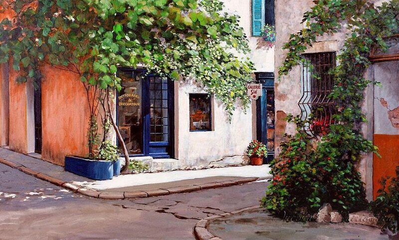 Shop on Cobblestone Street
