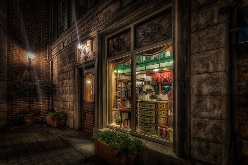 Shop Window at Night