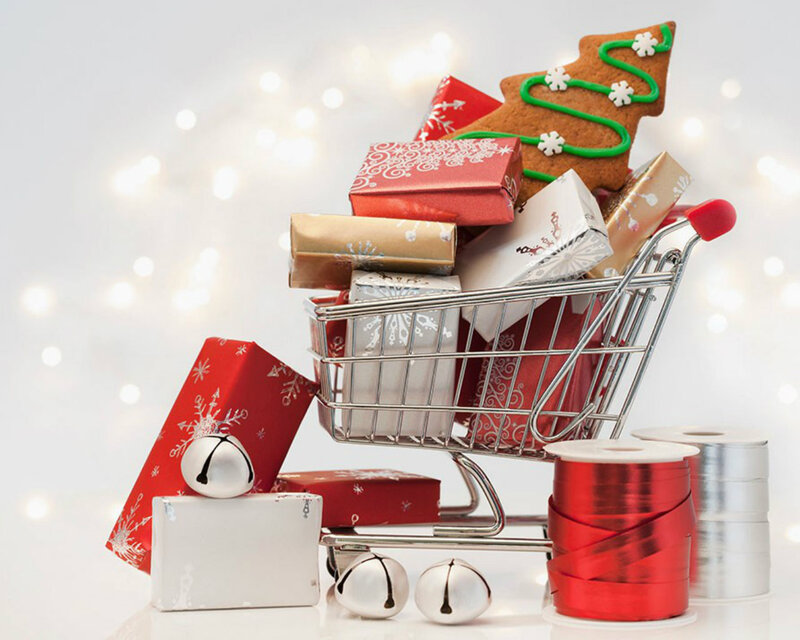 Shopping Cart with Gifts