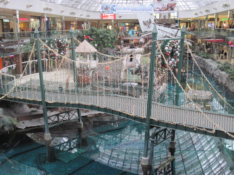Shopping Mall Interior — Green