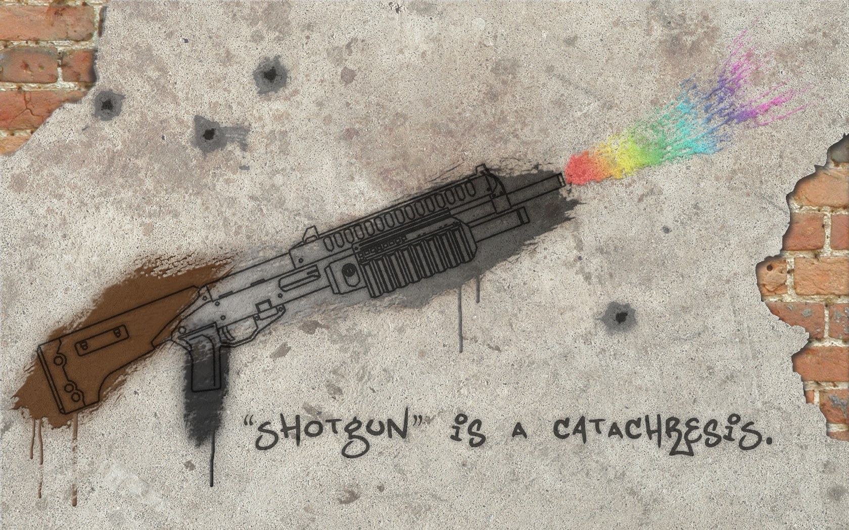 Shotgun Catachresis Graffiti