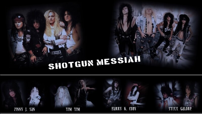 Shotgun Messiah band collage