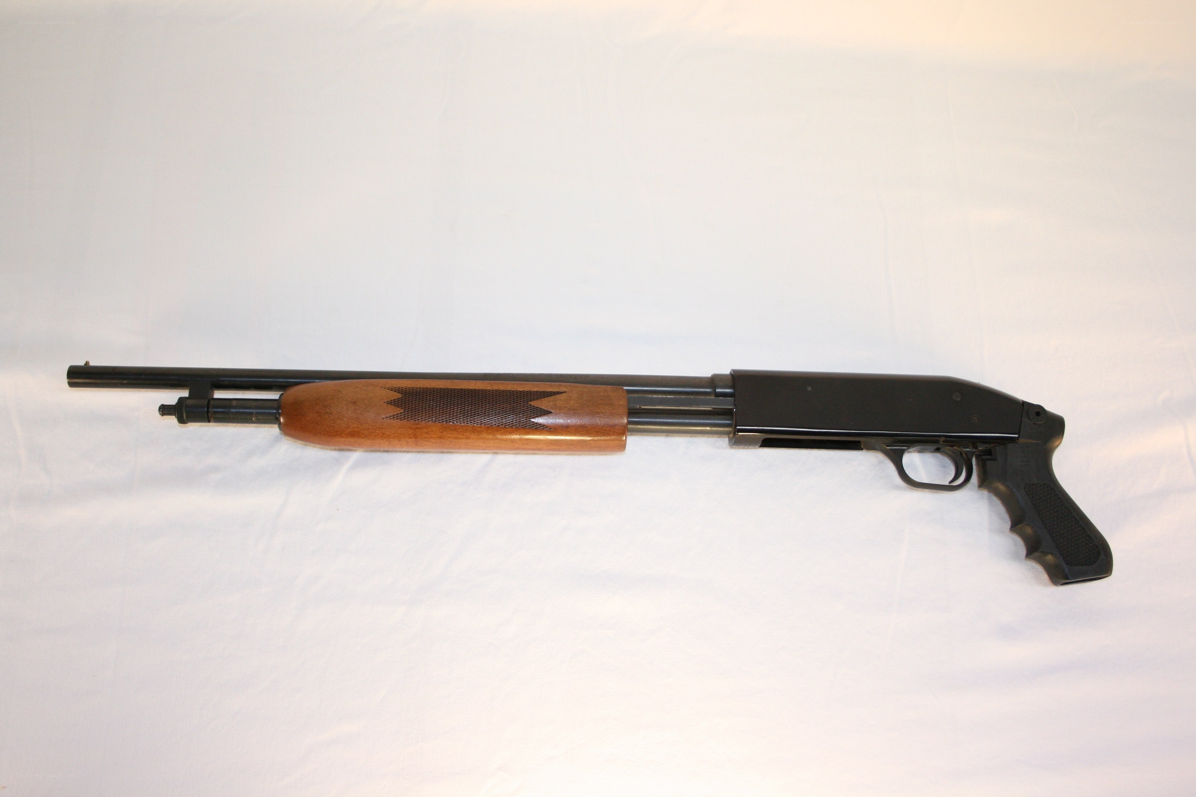 shotgun on white background