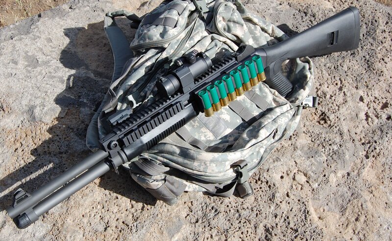 Shotgun with Ammunition — Gray, Neutral
