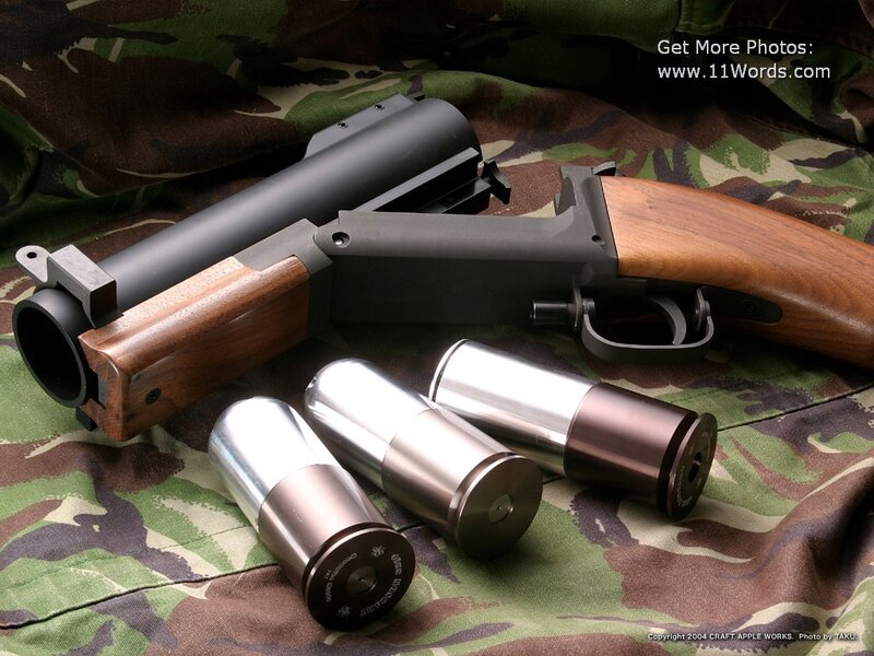 Shotgun with Ammunition — Green, Neutral