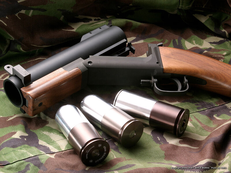 Shotgun with Ammunition — Green