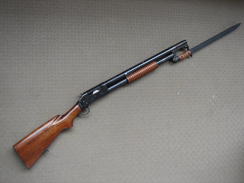 shotgun with bayonet