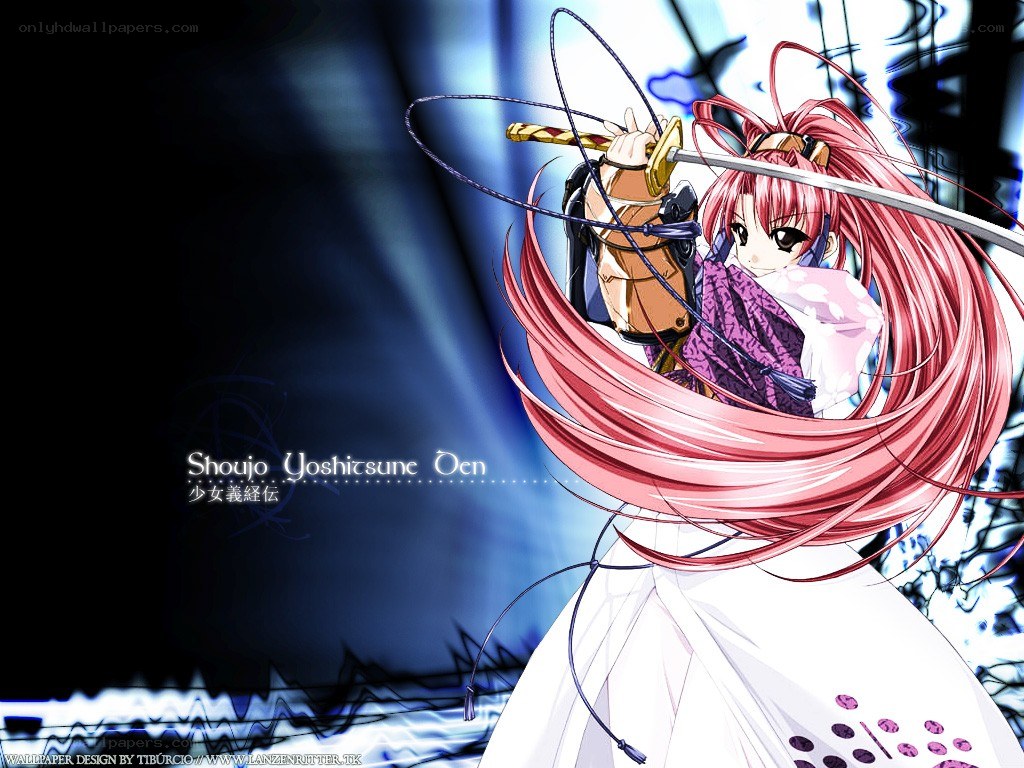 Shoujo Yoshitsune Oen character art