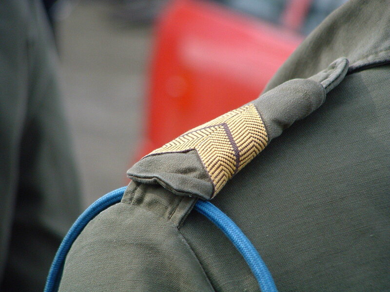 Shoulder Strap on Uniform