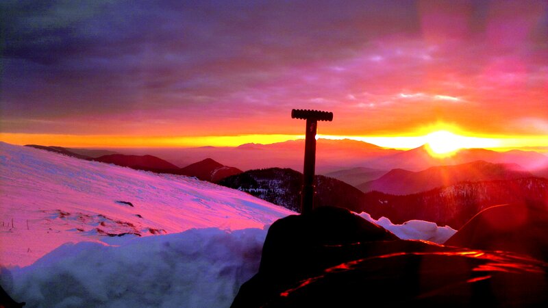 Shovel in Snow