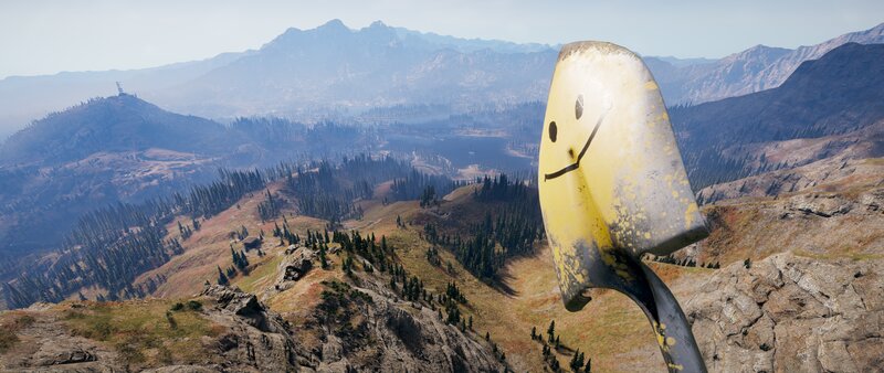 Shovel with Smiley Face