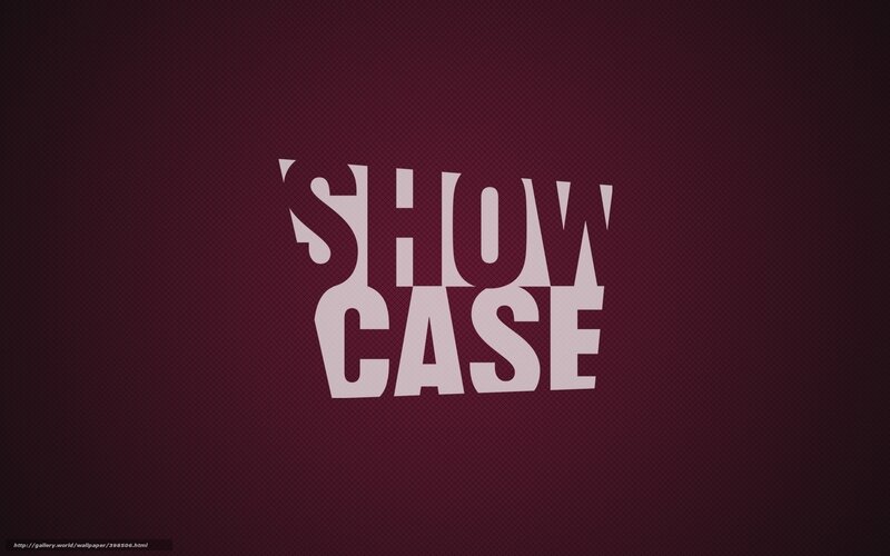 Showcase text on maroon background