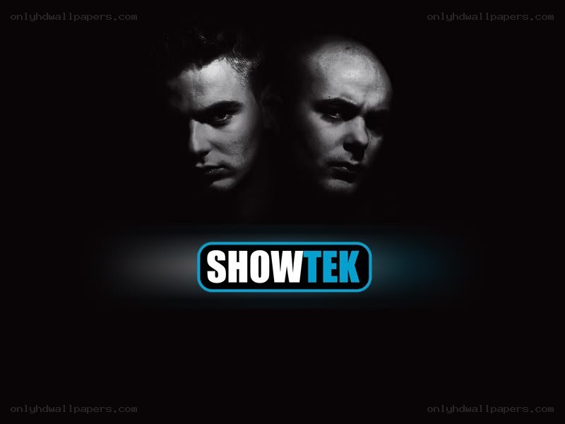 Showtek logo with two faces