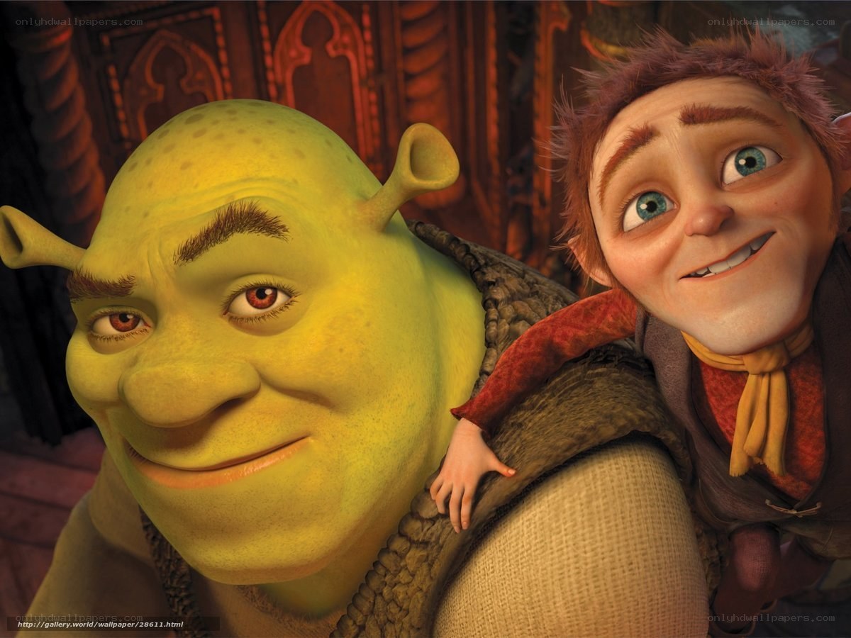 Shrek and Donkey close-up