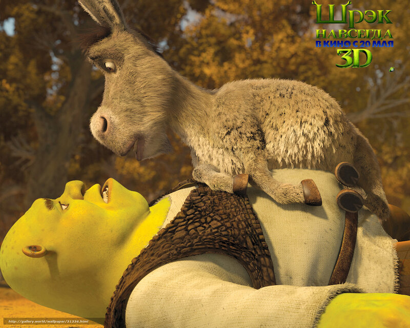 Shrek and Donkey scene