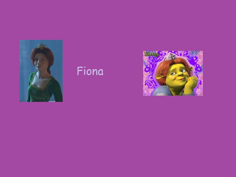 Shrek and Fiona Characters
