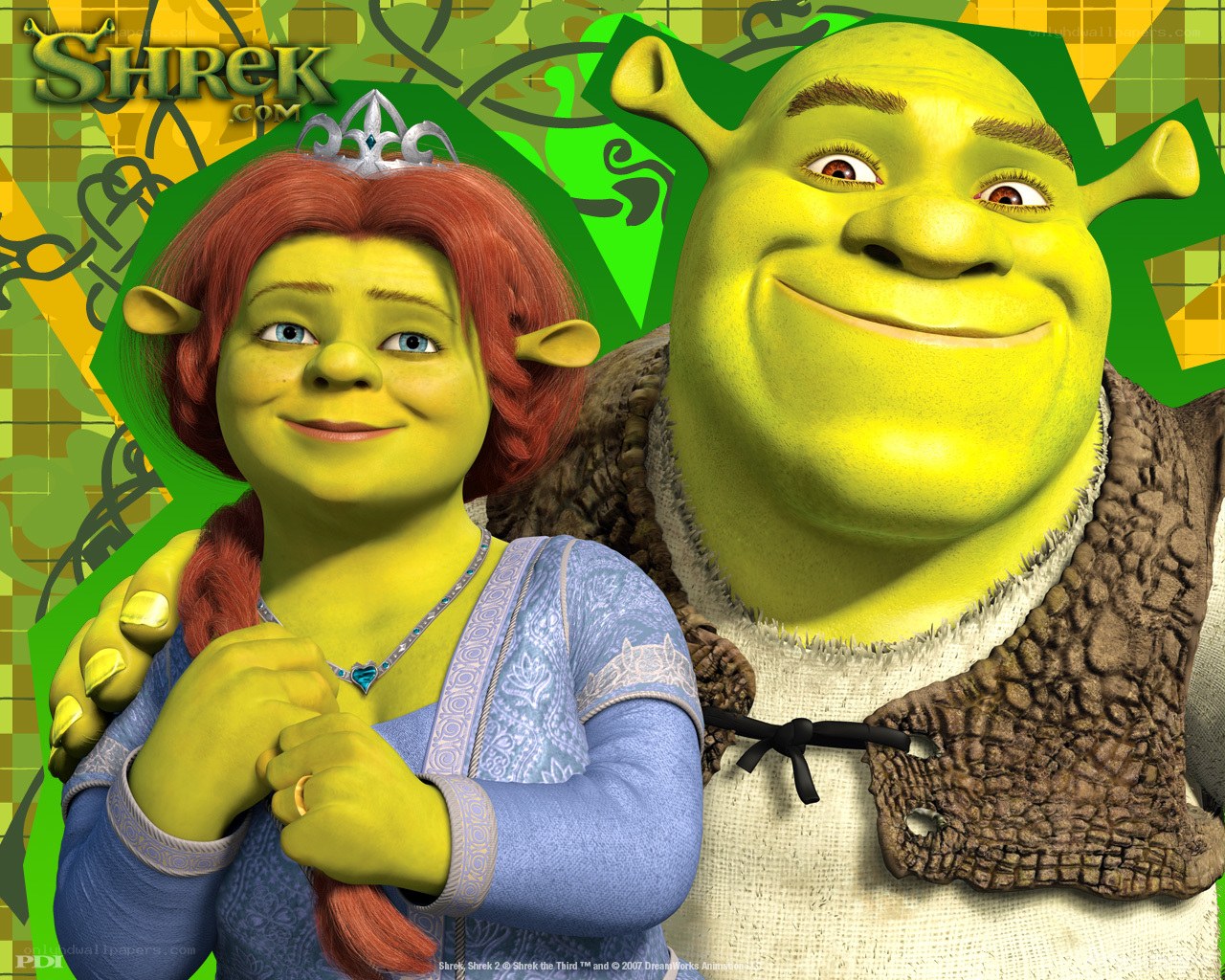 Shrek and Fiona together