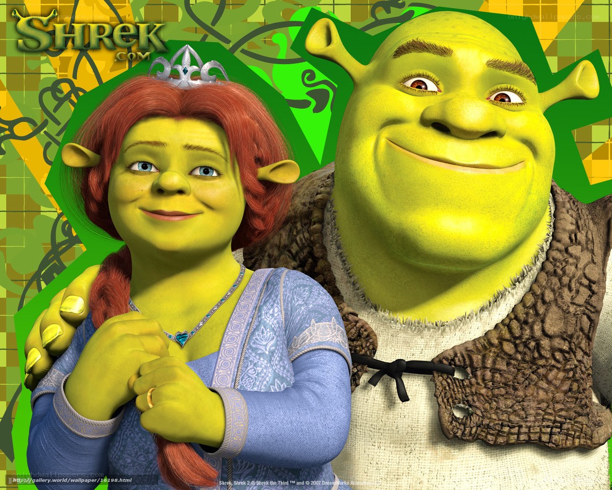 Shrek and Fiona together