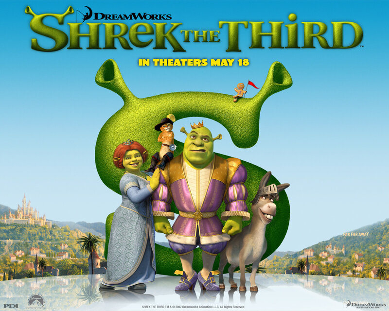 Shrek and Friends in a Group