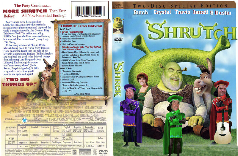 Shrek and Friends on DVD Cover