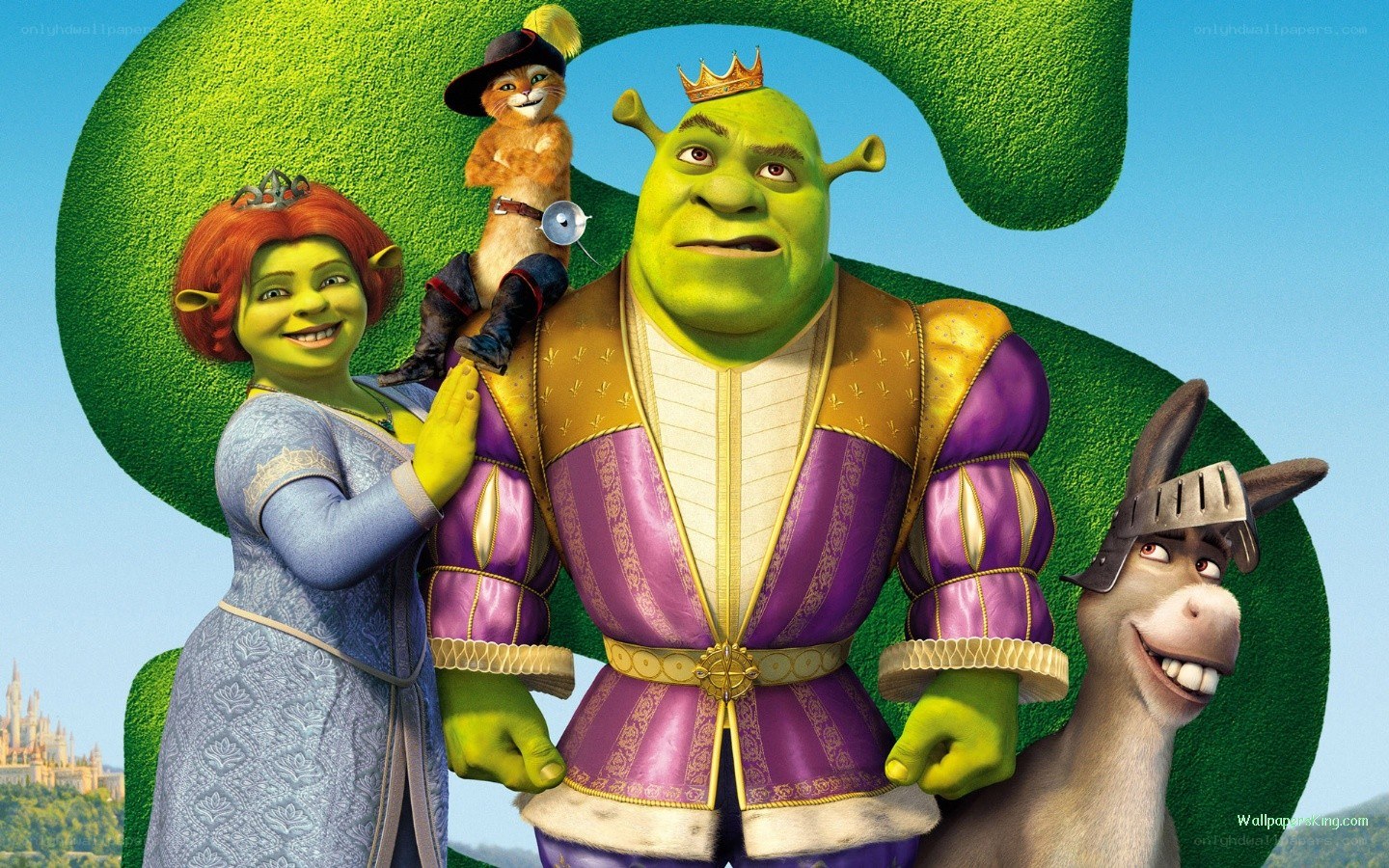 Shrek and friends together