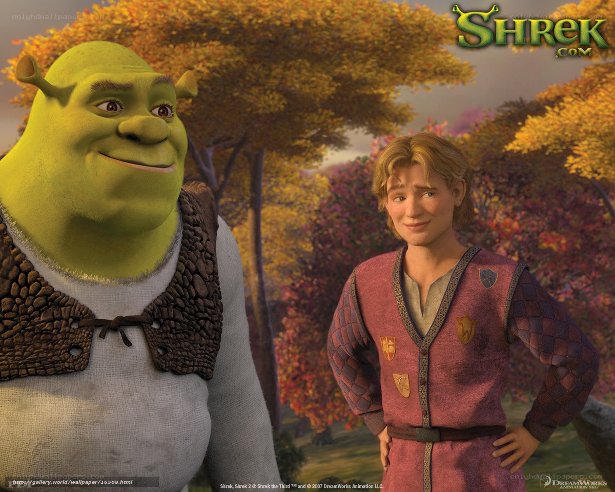 Shrek and Prince Charming