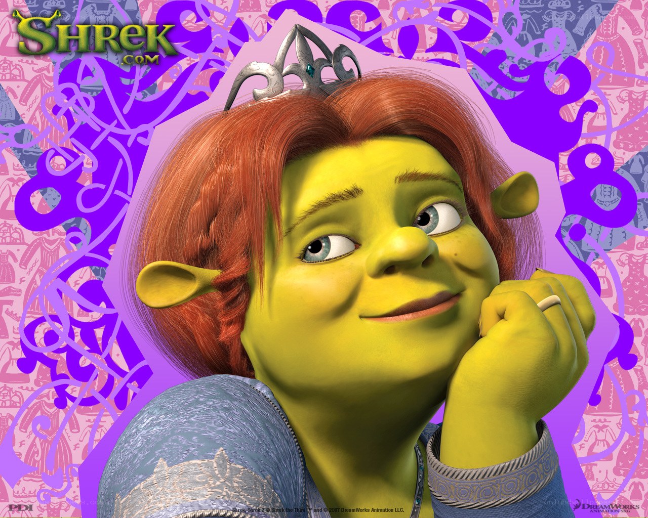 Shrek as a princess