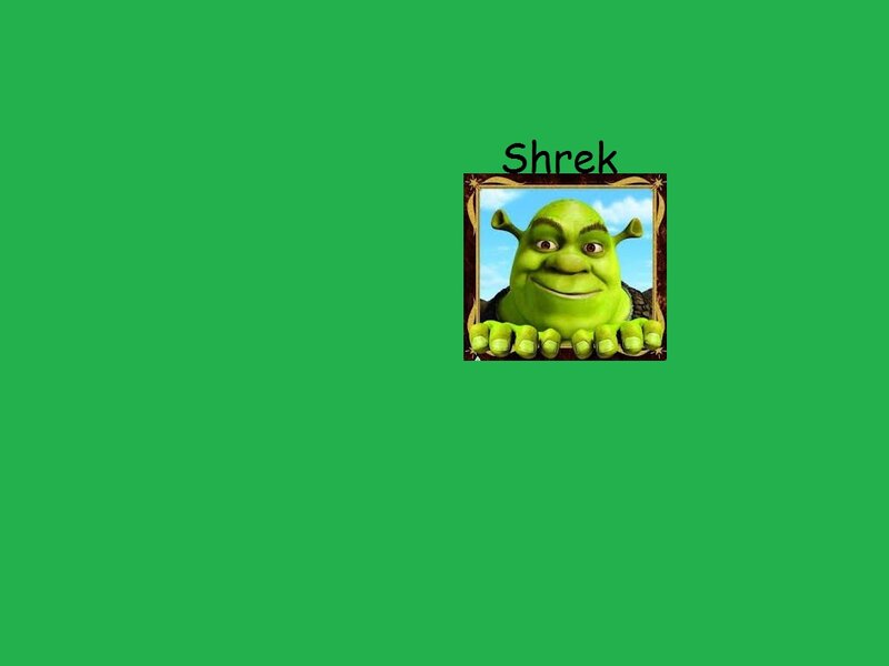 Shrek Character Portrait — Green
