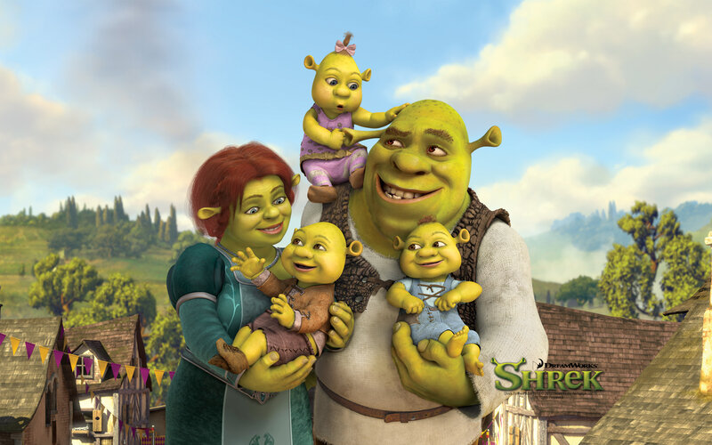 Shrek Family Portrait — Green