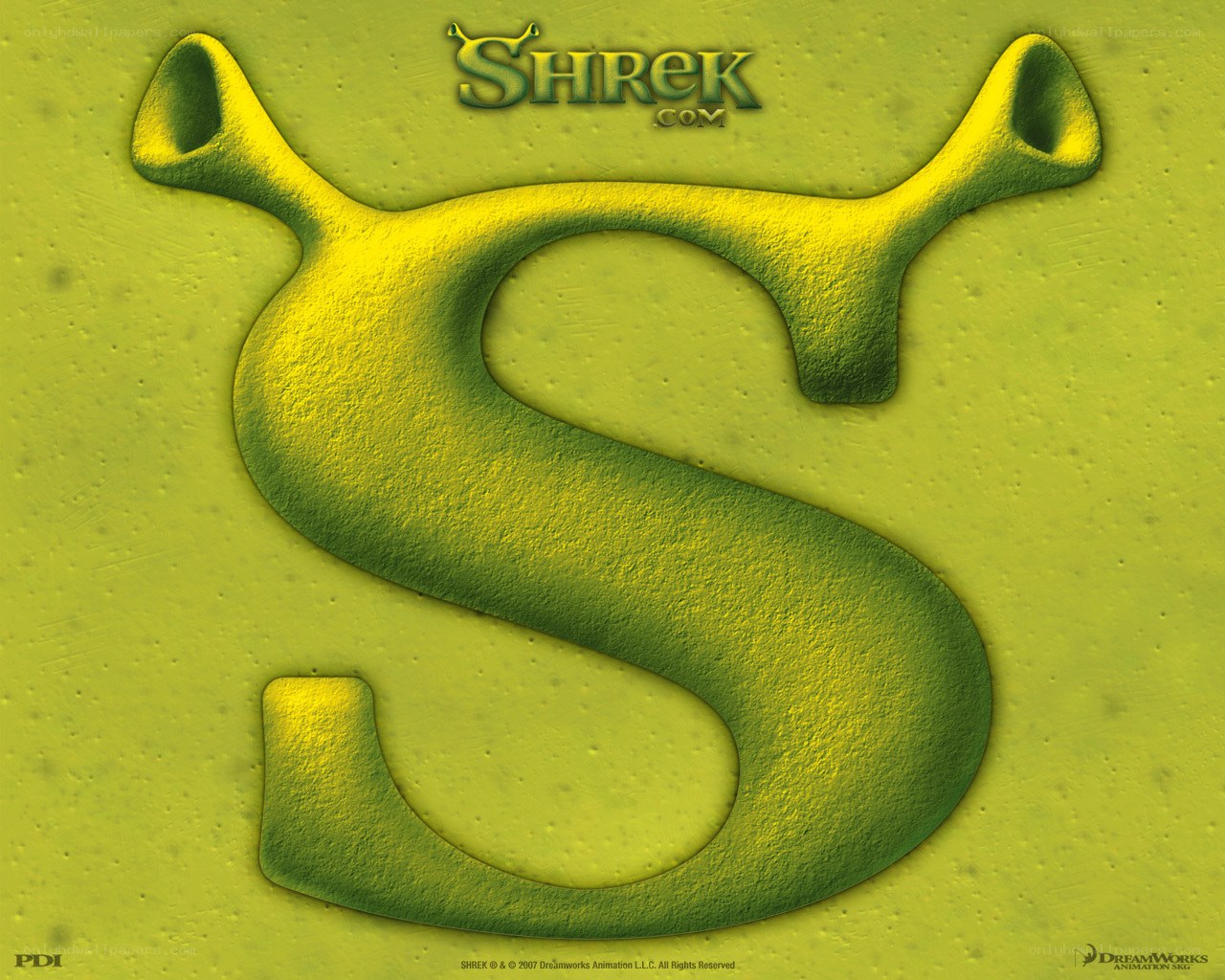 Shrek movie logo wallpaper