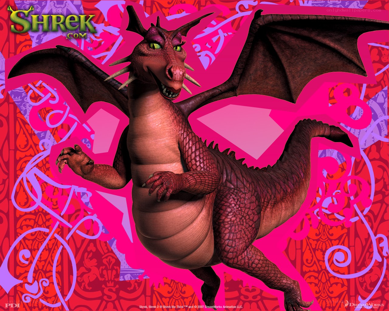 Shrek the Dragon Character
