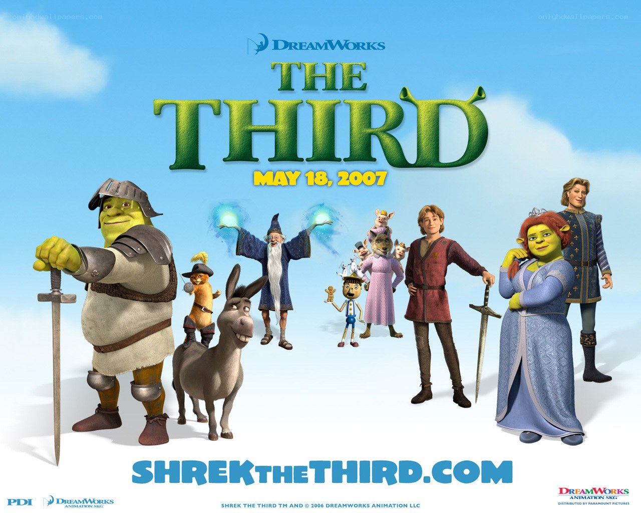 Shrek the Third movie poster
