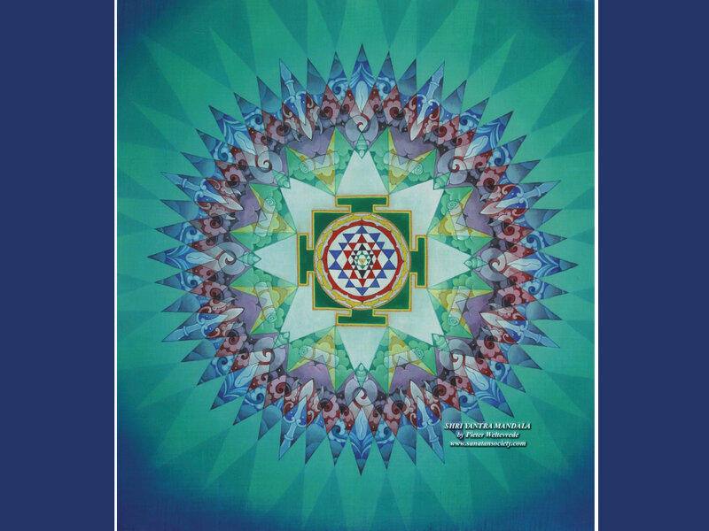 Shri Yantra Mandala Art