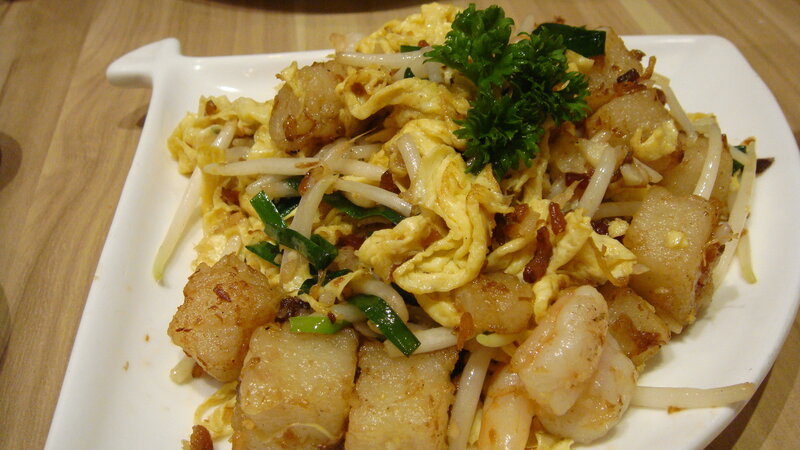 Shrimp and egg fried rice
