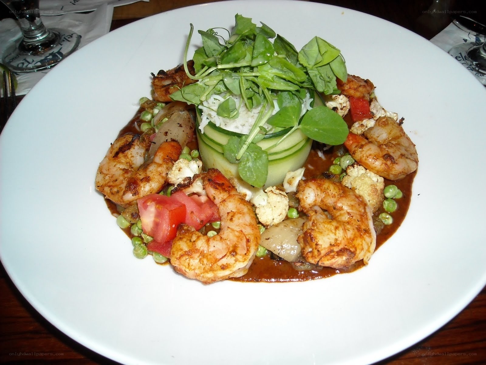 Shrimp and vegetable medley