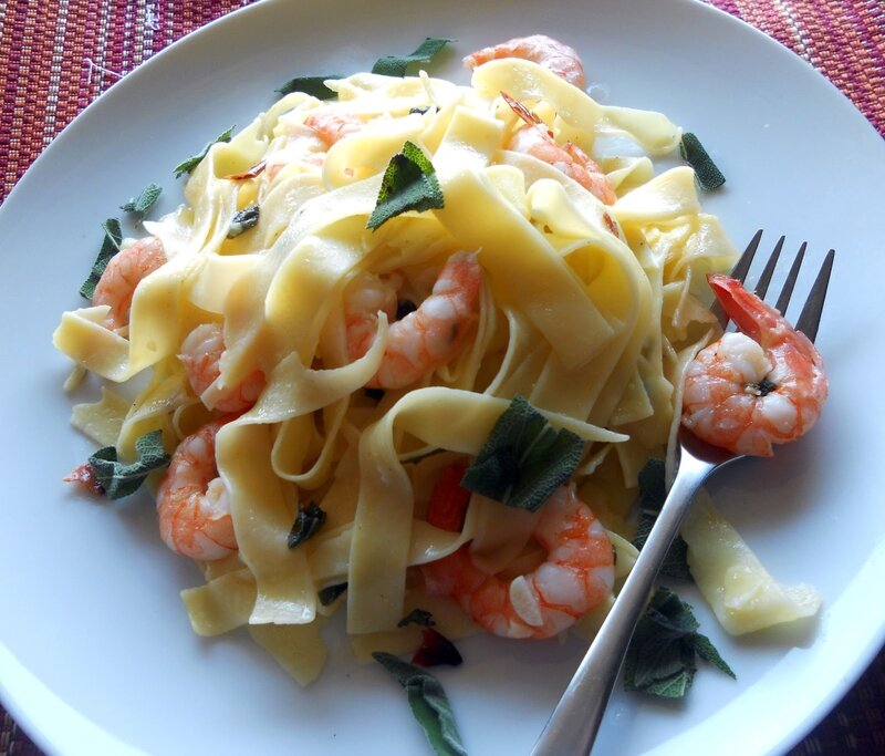 Shrimp Pasta Dish