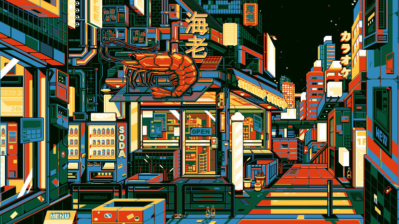 Shrimp Restaurant in City