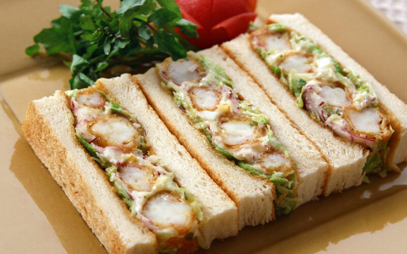 Shrimp Sandwich Slices