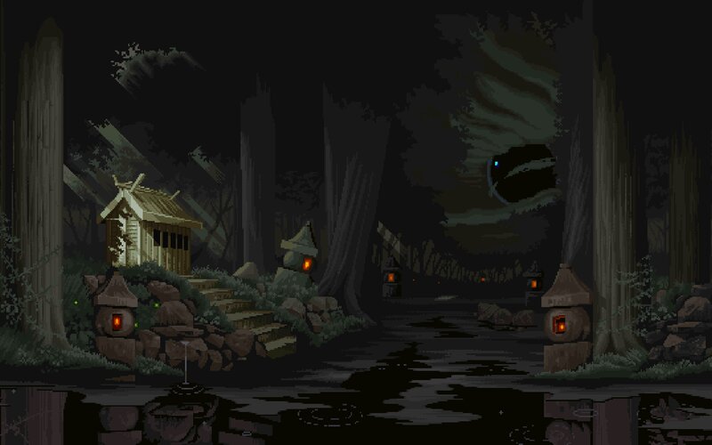 Shrine in Dark Forest