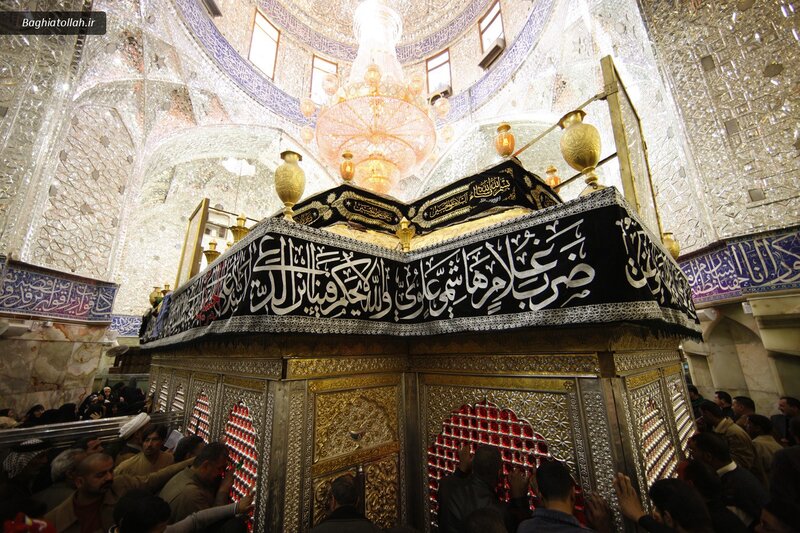 Shrine Interior with Crowd