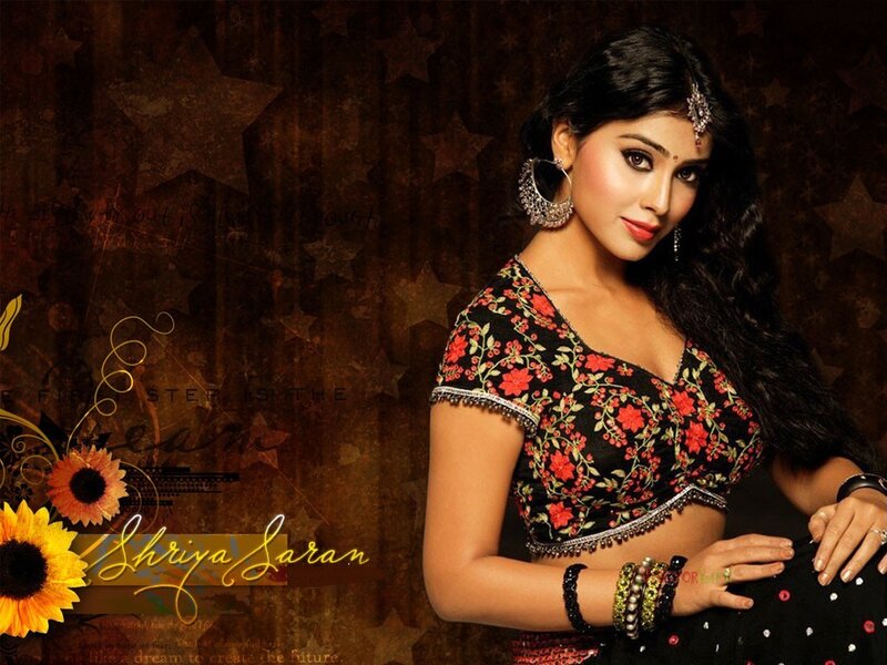 Shriya Saran in floral outfit