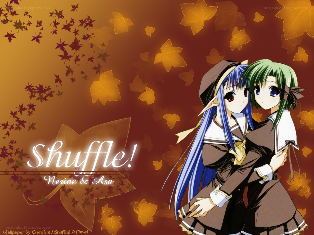 Shuffle! anime wallpaper
