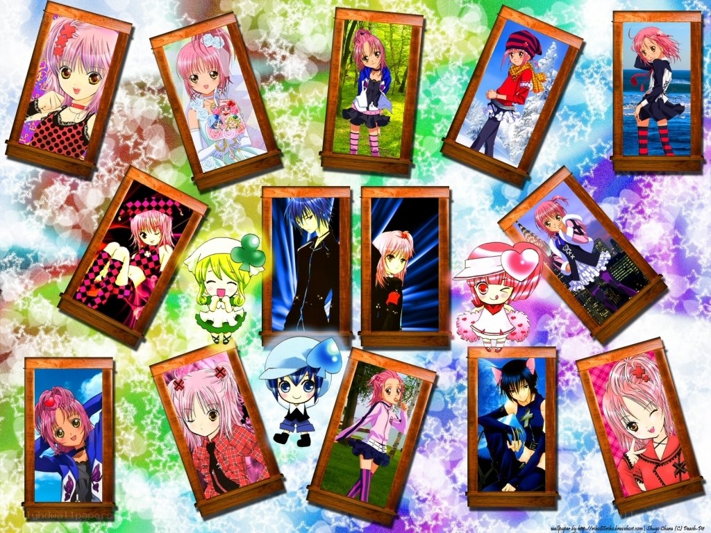 Shugo Chara character collage