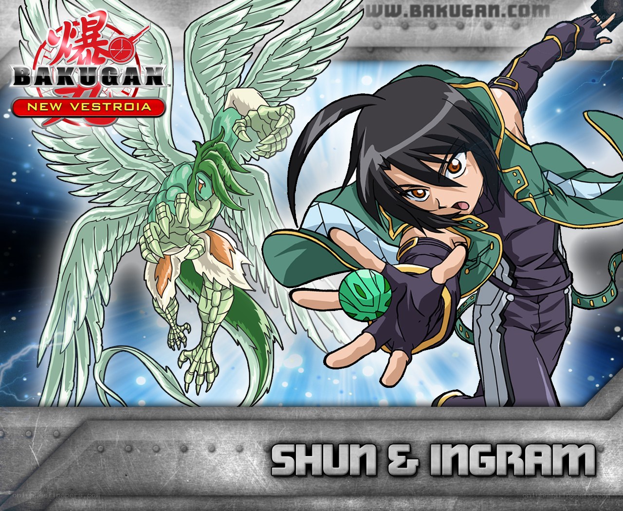 Shun and Ingram from Bakugan