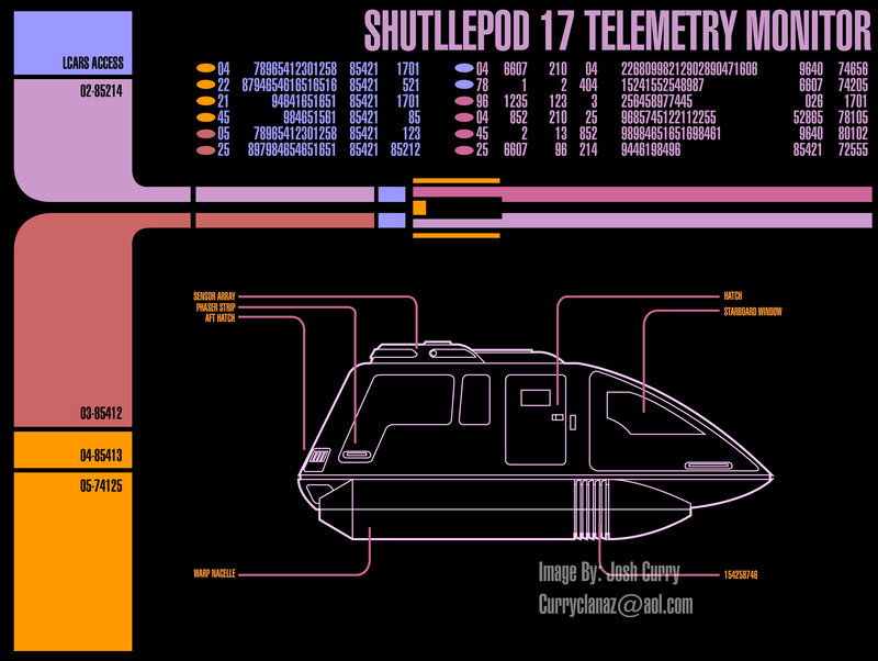 Shuttlepod 17 Telemetry Monitor