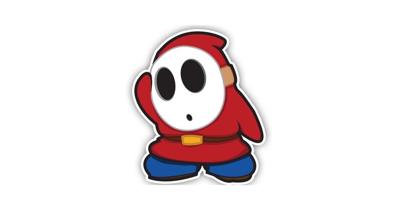 Shy Guy character sticker