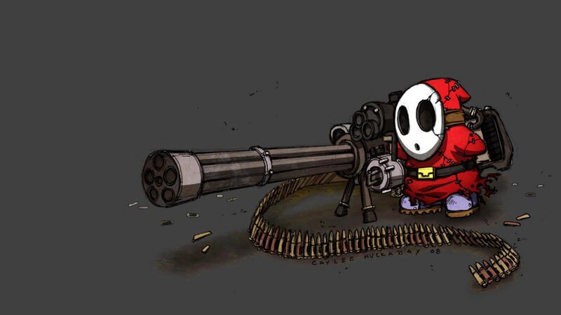 Shy Guy with Minigun